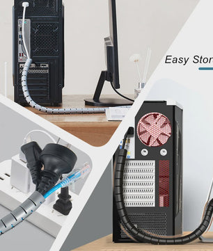 Flexibele Kabel Organizer Buiskous 2 Meter - Kabelbeschermer & Kabelmanagement