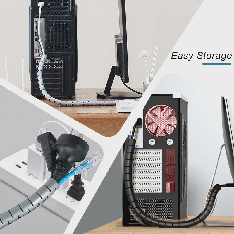 Flexibele Kabel Organizer Buiskous 2 Meter - Kabelbeschermer & Kabelmanagement