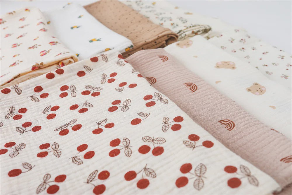 80x65cm Muslin Baby Swaddle Deken - Zacht Katoen voor Newborns, Kinderwagens & Dutjes