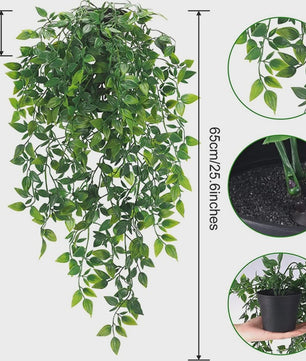Kunstplant Klimop met Bladeren - Decoratie voor Feest, Huis, Kantoor & Tuin