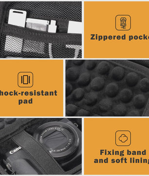 Universele Hardcase Camera Tas - Beschermhoes voor Compactcamera's