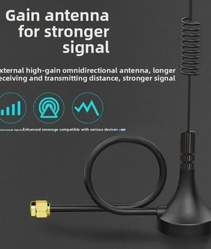 Krachtige Omnidirectionele SMA Antenne 433MHz/470MHz/315MHz met 12dBi Gain en RG174 Kabel
