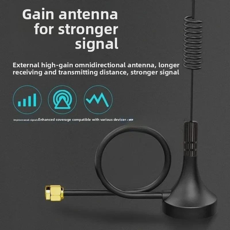 Krachtige Omnidirectionele SMA Antenne 433MHz/470MHz/315MHz met 12dBi Gain en RG174 Kabel