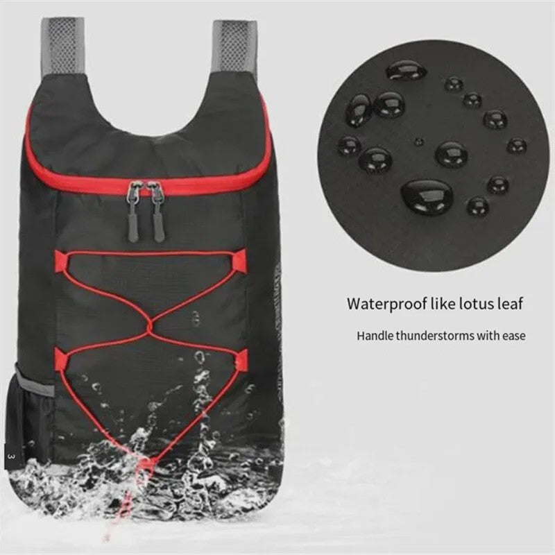 Opvouwbare Outdoor Rugzak - Lichtgewicht, Waterdicht Nylon voor Camping & Reizen