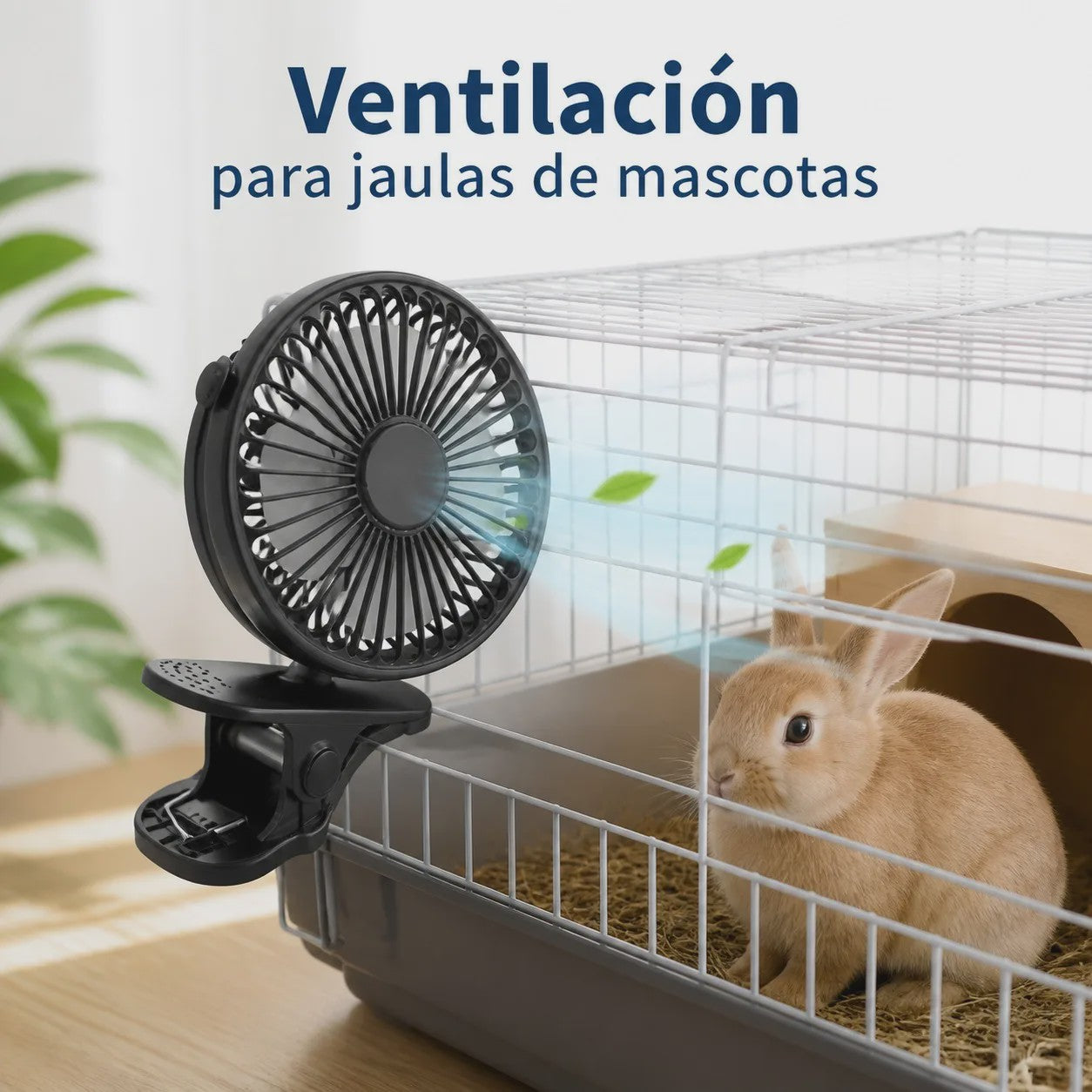 Mini Clip-On Ventilator USB Oplaadbaar - Draagbaar, Instelbaar & 3 Snelheden