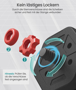 SONGMICS Verstelbare Dumbbell Set - Hexagon Vorm, 20kg Totaal Gewicht, Ideaal voor Krachttraining