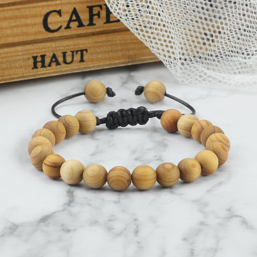 Houten Kralen Armband Sandelhout - Tibetaans Boeddha Meditatie & Gebedssieraad