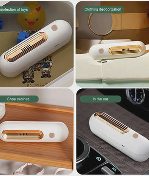 Luchtzuiveraar & Geurverwijderaar voor Koelkast, Auto & Toilet - USB Oplaadbaar