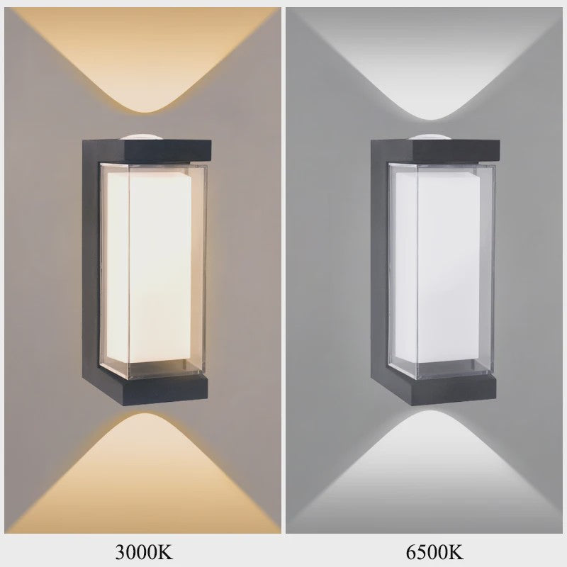 Waterdichte LED Wandlamp voor Buiten en Binnen - Sfeervol Up & Down Licht