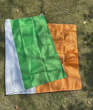 Ierse Vlag 90x150cm - Polyester Vlag van Ierland voor Binnen en Buiten