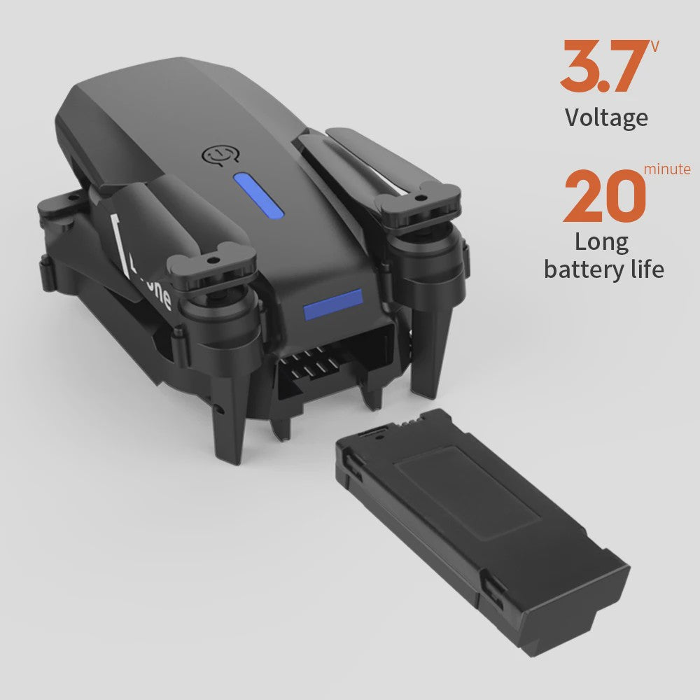 Opvouwbare FPV WiFi Drone met 4K Camera en Vliegstabilisatie - Perfect Cadeau