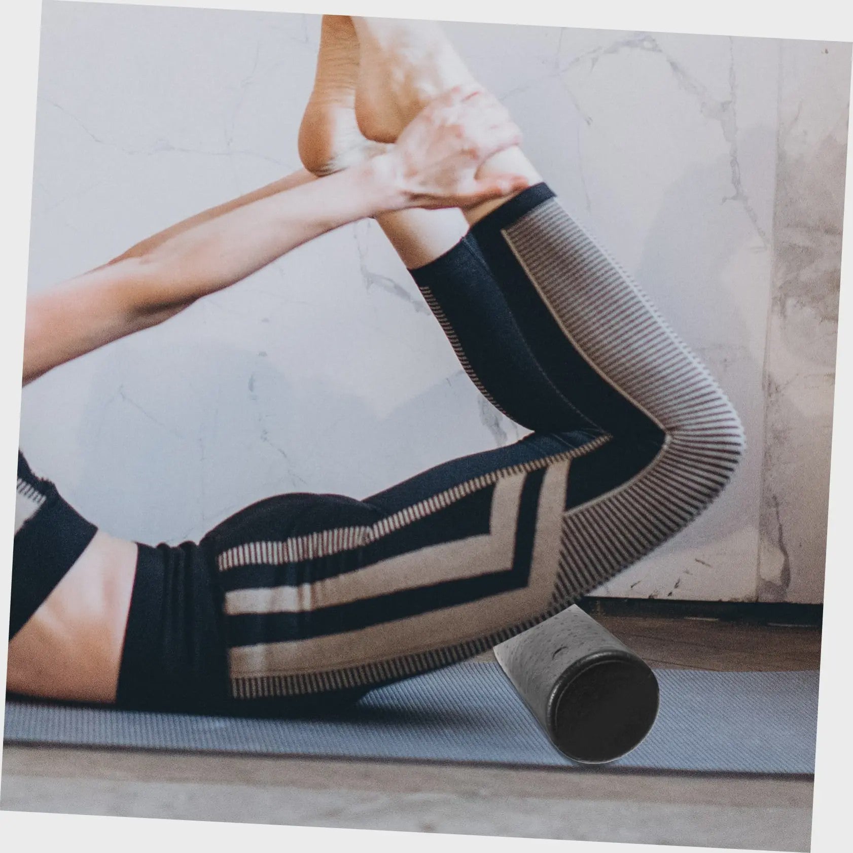 EPP Foam Roller voor Yoga, Pilates & Fitness - Verlicht Spierpijn