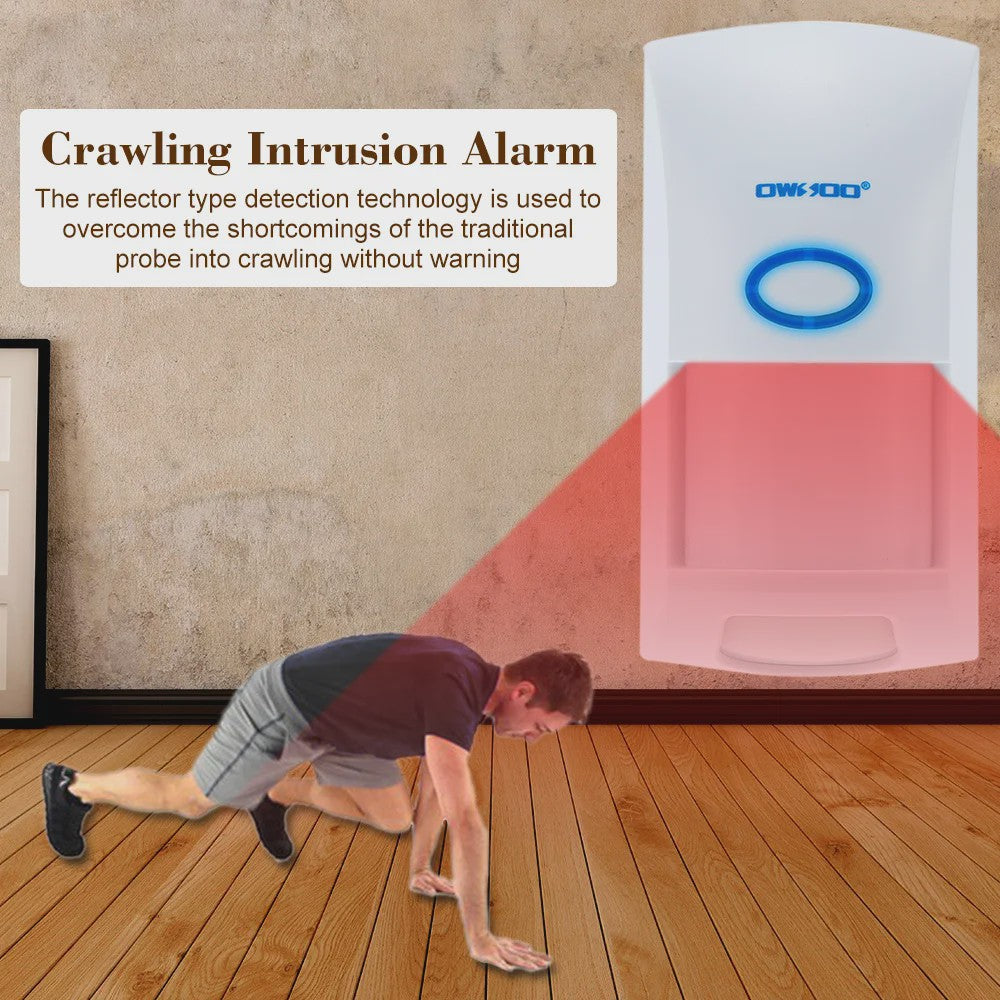 Draadloze PIR Bewegingsmelder 433MHz RF - Smart Home Alarmsysteem met Huisdierimmuniteit