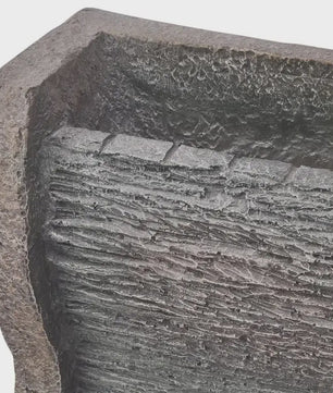 Stijlvolle Buitenfontein met Geïntegreerde Lamp - Polyresin 28.5x20.5x49.5 cm