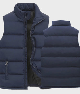 Herfst Winter Heren Bodywarmer - Warm & Waterdicht Vest met Opstaande Kraag
