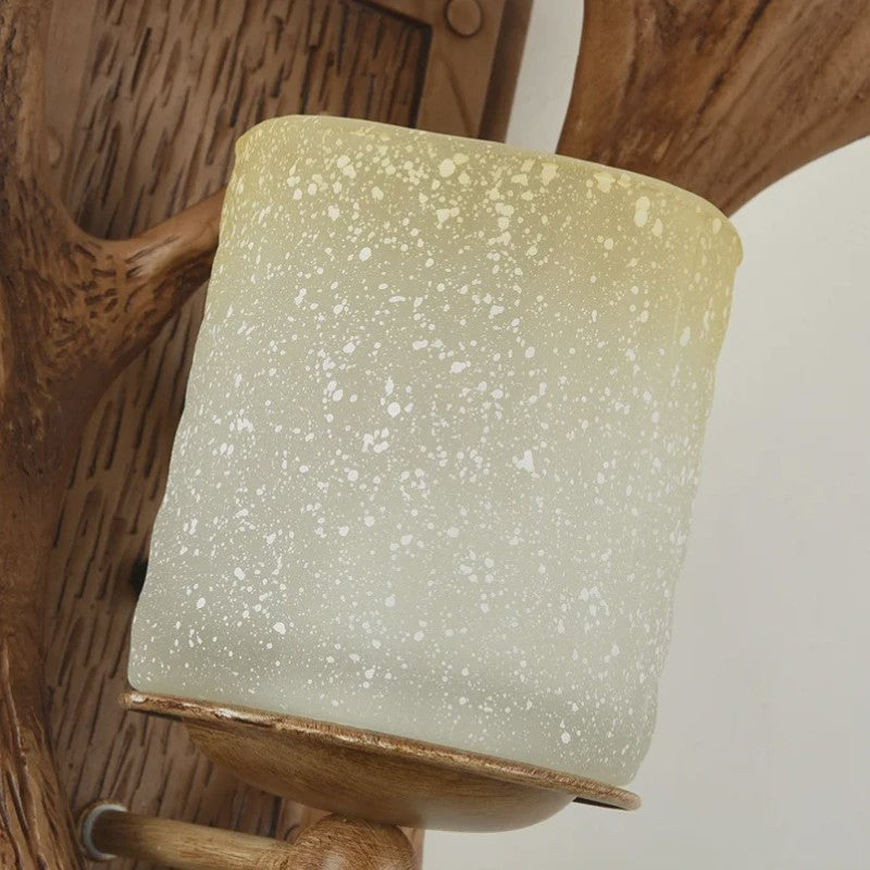 Retro Herten Gewei Wandlamp - Industriële Sfeer voor Woonkamer & Slaapkamer