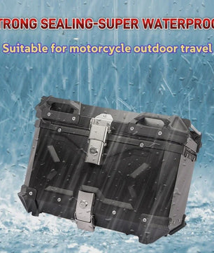 Waterdichte Aluminium Motor Topcase - 45L, 55L, 65L - Helmbox & Bagagebox