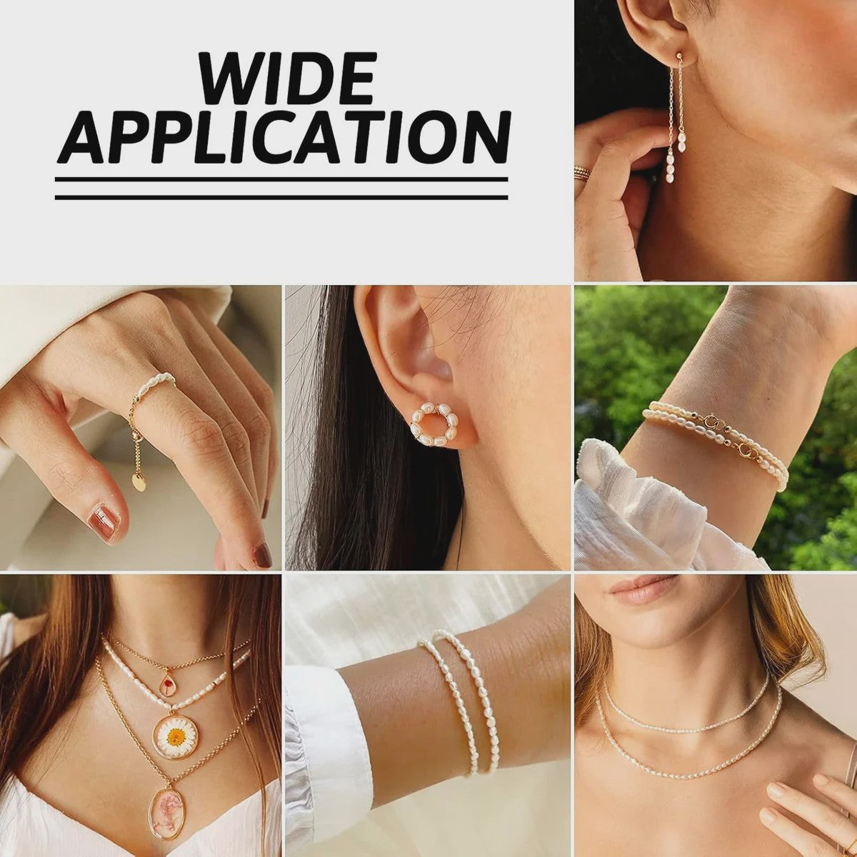 10x Natuurlijke Zoetwaterparels - Barokke Keshi Parel kralen voor DIY Sieraden