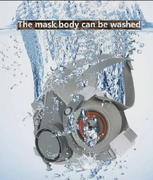 Industrieel Halfgelaatsmasker met Goggles en Filters voor Verf, Chemische Dampen en Stof