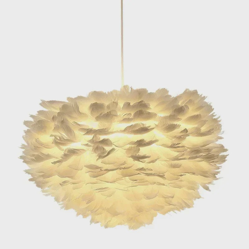 Nordic Veer Plafondlamp - Sfeervolle LED Hanglamp voor Woonkamer, Slaapkamer & Eetkamer