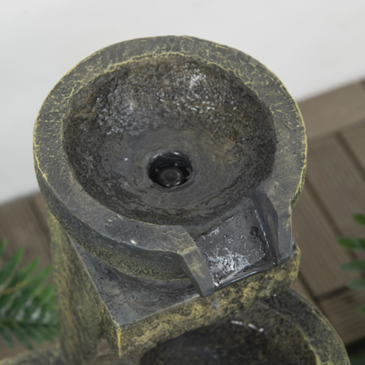 Tuinfontein met 4 Waterniveaus - Waterpartij & Waterval van Kunsthars