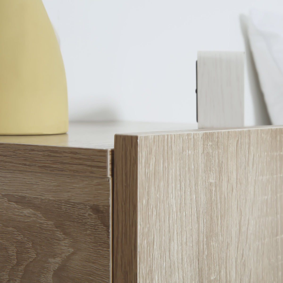 Homcom Set of 2 Floating Nightstands with Modern Drawer 40X30X15 cm