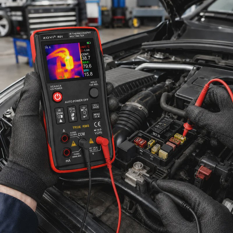 ZOYI ZT-R01: 2-in-1 Thermische Camera & Multimeter met 25000 Counts True RMS