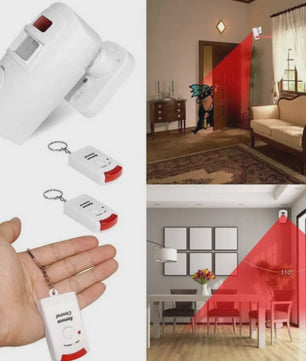 Draadloos Bewegingsmelder Alarm met Afstandsbediening - Beveiliging voor Huis, Garage & Meer