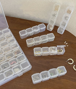 Opbergdoos 28 Vakjes - Verstelbaar, Ideaal voor Sieraden, Knutselspullen & Diamant Painting