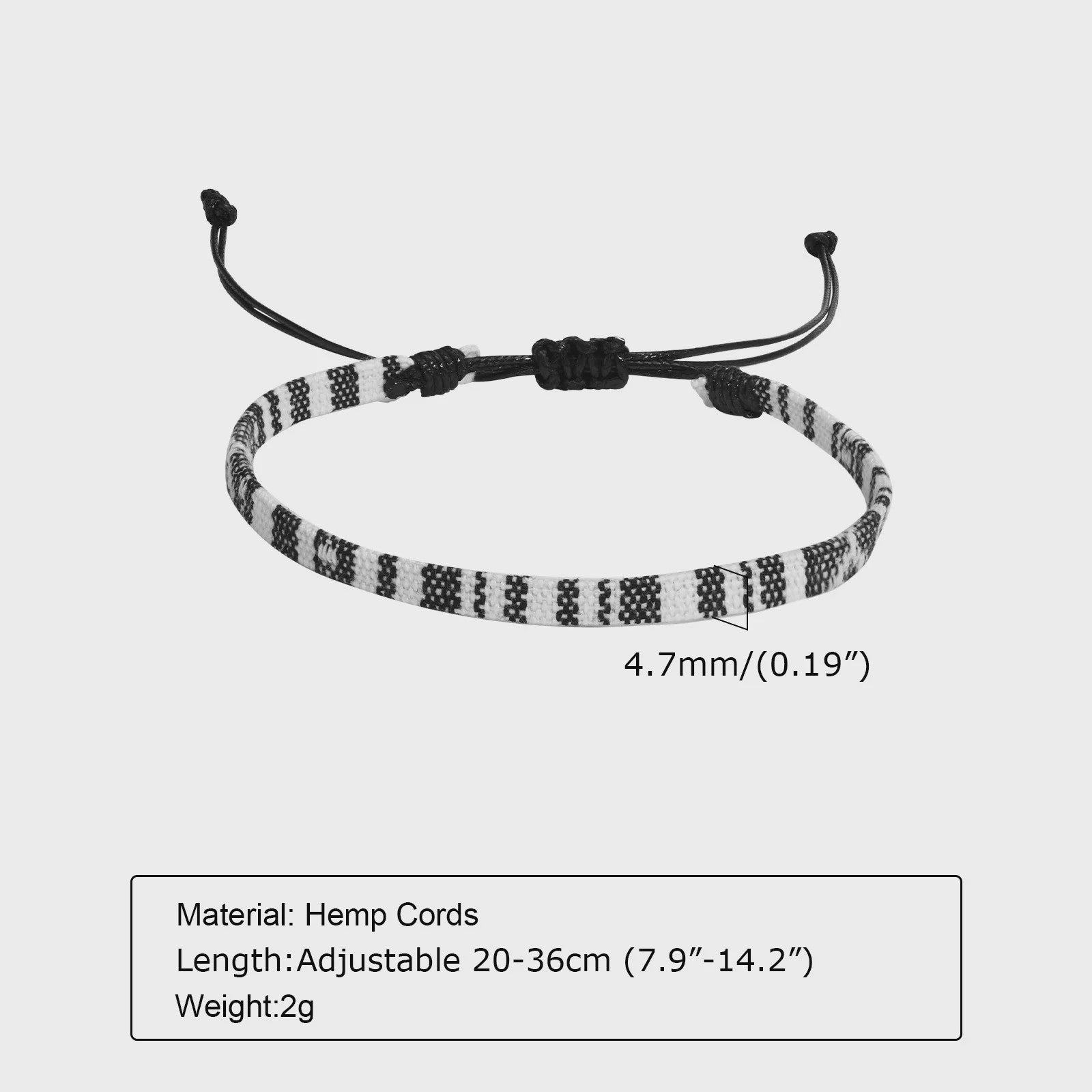 Bohemian Anklet Touw Enkelbandje - Handgemaakt, Verstelbaar, Strand & Vakantie