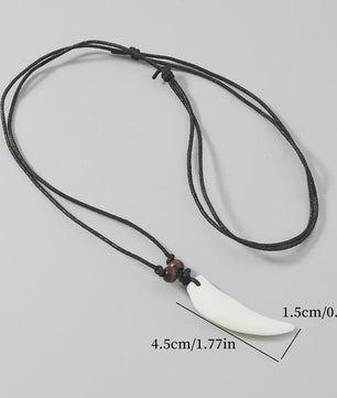 Handgemaakte Wolfstand Ketting - Uniek Hanger Sieraad voor Mannen & Vrouwen