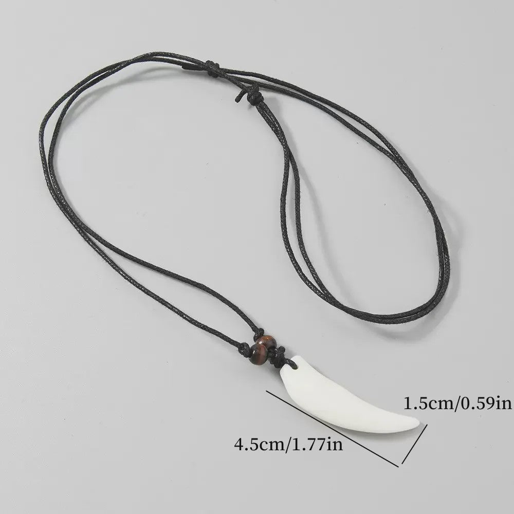 Handgemaakte Wolfstand Ketting - Uniek Hanger Sieraad voor Mannen & Vrouwen