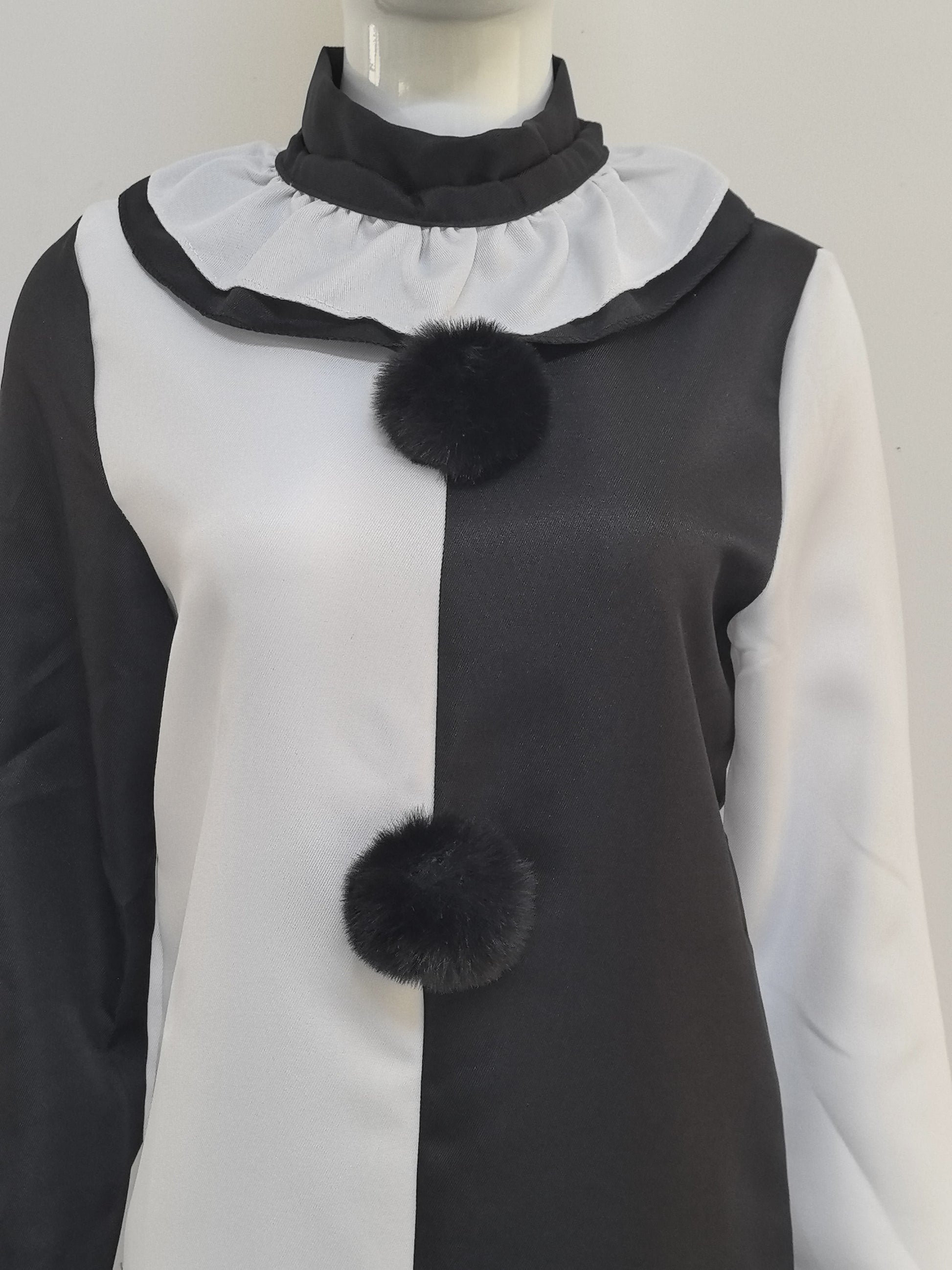 Art The Clown Kostuum & Masker - Terrifier 2 Cosplay Jumpsuit voor Heren en Dames