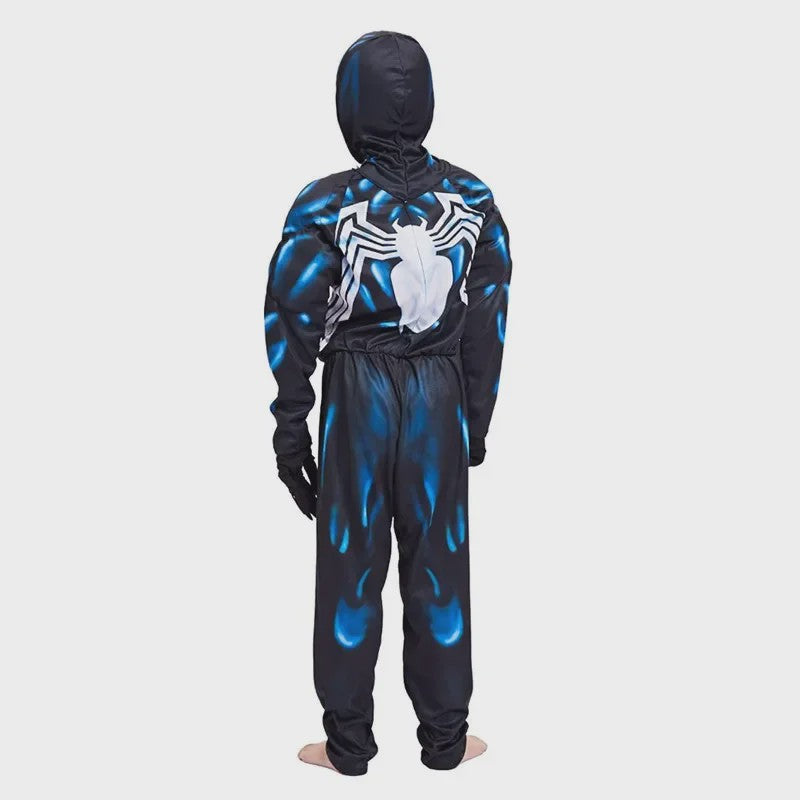 Kinder Spider-Man Kostuum Jumpsuit - 3D Spandex Superhelden Onesie voor Halloween & Cosplay