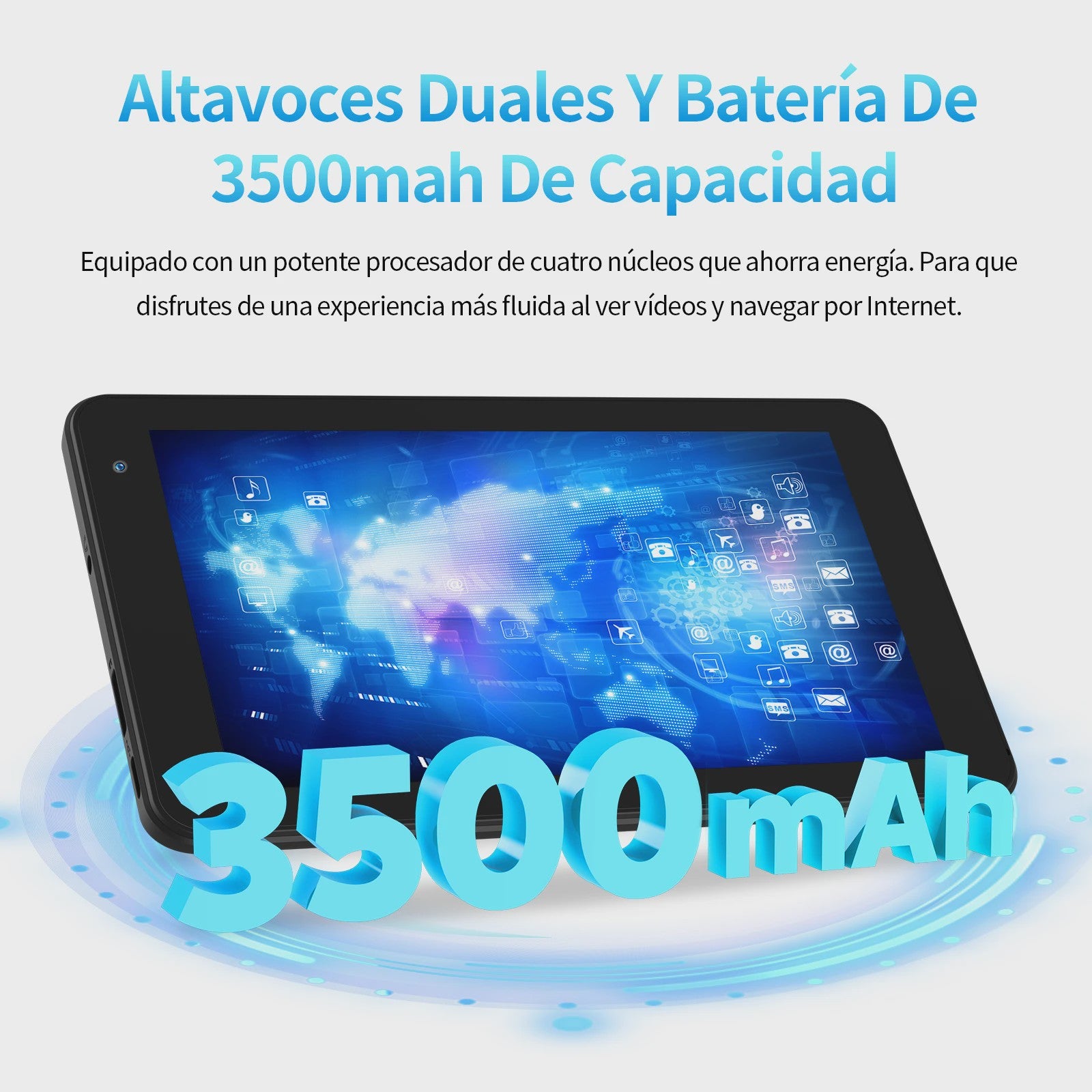 PRITOM 7 Inch Tablet PC met Android 13, 32GB Opslag en Beschermhoes