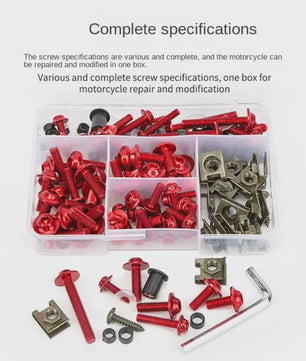 177-delige Motor Kuipbouten & Moeren Set - Universeel voor Diverse Motormodellen
