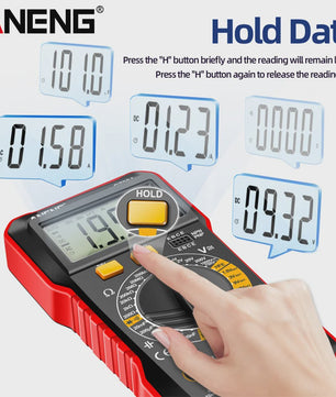 ANENG SZ304 Digitale Multimeter: Hoge Precisie AC/DC Spanning, Stroom, Weerstand & NCV Tester