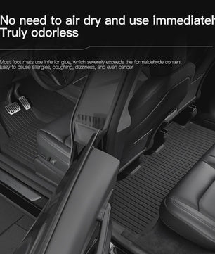 YZ Vloermatten Set voor Tesla Model Y & Model 3 (2021-2026) - TPE Waterdicht & Antislip