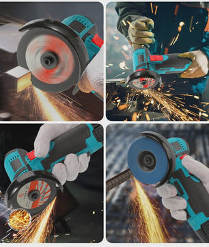 12V Snoerloze Haakse Slijper Kit - Compacte Mini Polijst- en Snijmachine voor Doe-het-zelf