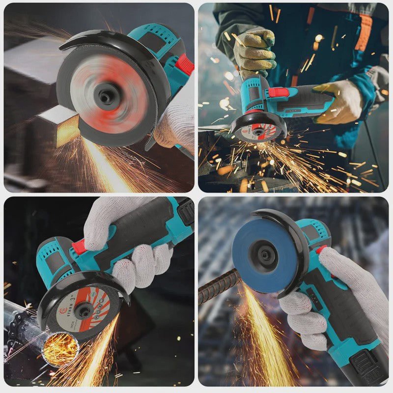 12V Snoerloze Haakse Slijper Kit - Compacte Mini Polijst- en Snijmachine voor Doe-het-zelf