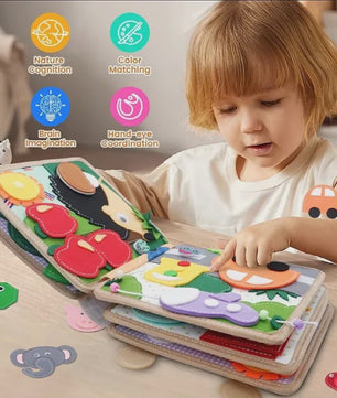 Educatief Busy Board: Ontwikkel Motoriek & Zintuigen - Leerzaam Speelgoed voor Kinderen