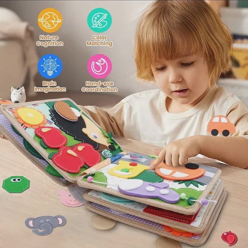 Educatief Busy Board: Ontwikkel Motoriek & Zintuigen - Leerzaam Speelgoed voor Kinderen