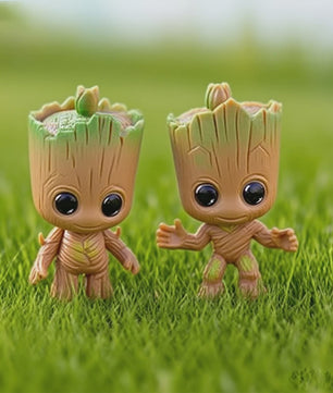 Set van 4 Leuke Groot Miniatuur Beeldjes - Decoratie Figuurtjes