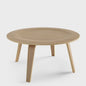 Design Salontafel Rond Massief Hout - Modern & Uniek voor Kleine Appartementen