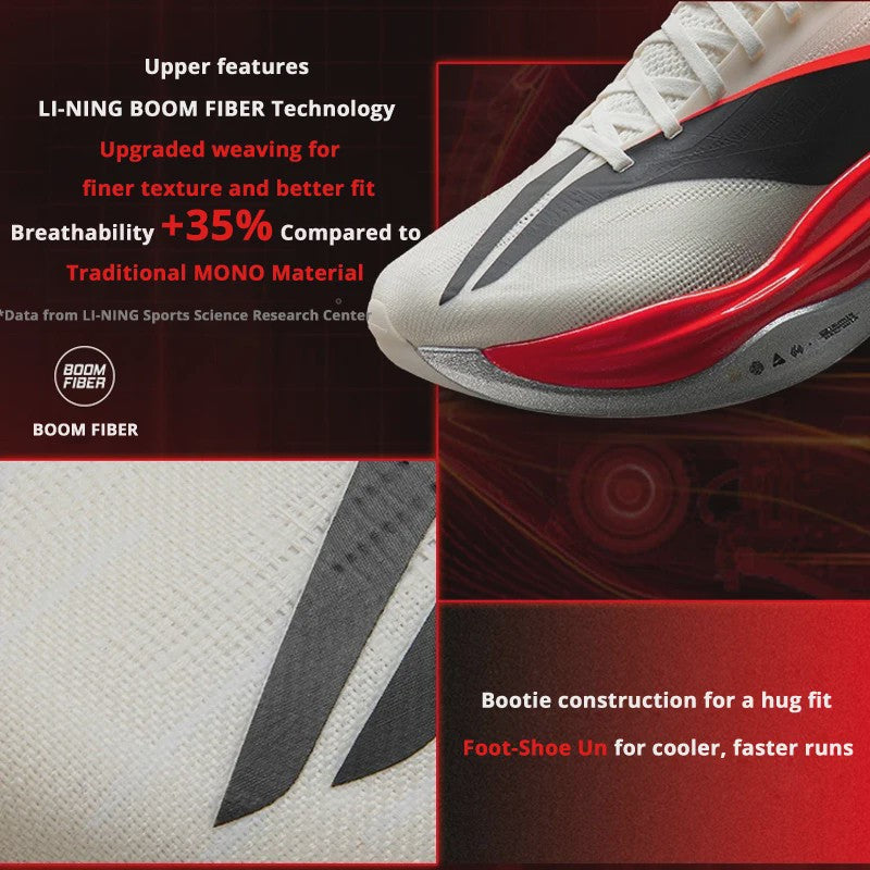 Li-Ning FEIDIAN 6 ELITE Unisex Hardloopschoenen - Suguru Osako Stijl Carbon Plate