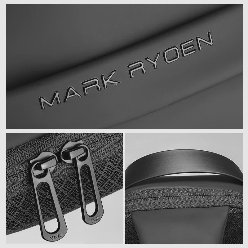 Mark Ryden Heren Sling Bag - Waterafstotend & Anti-diefstal Borstas met 7.9" iPad Vak