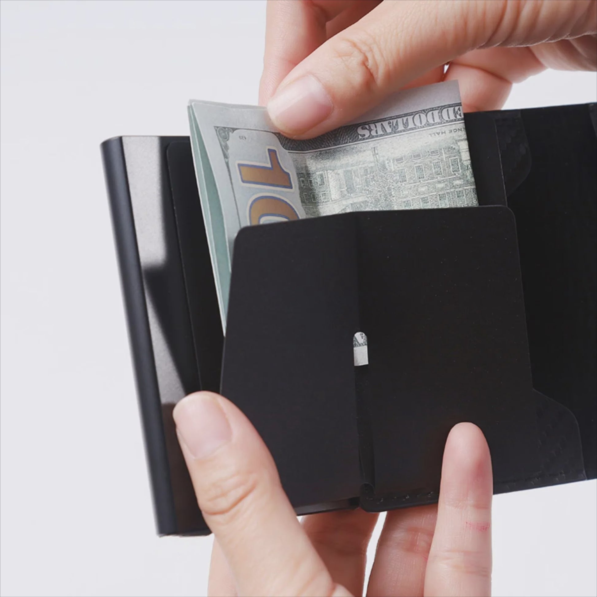 Minimalistische Anti-diefstal RFID Creditcardhouder Portemonnee van PU Leer - Slank & Veilig