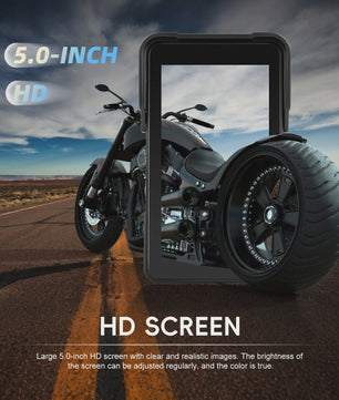 5" Smart Motorfiets Display met CarPlay, Android Auto & IP68 Waterdicht