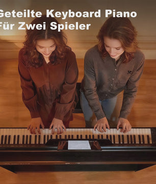 Digitale Piano 88 Semi-gewogen Toetsen met Bluetooth, MIDI en 3 Pedalen - Zwart