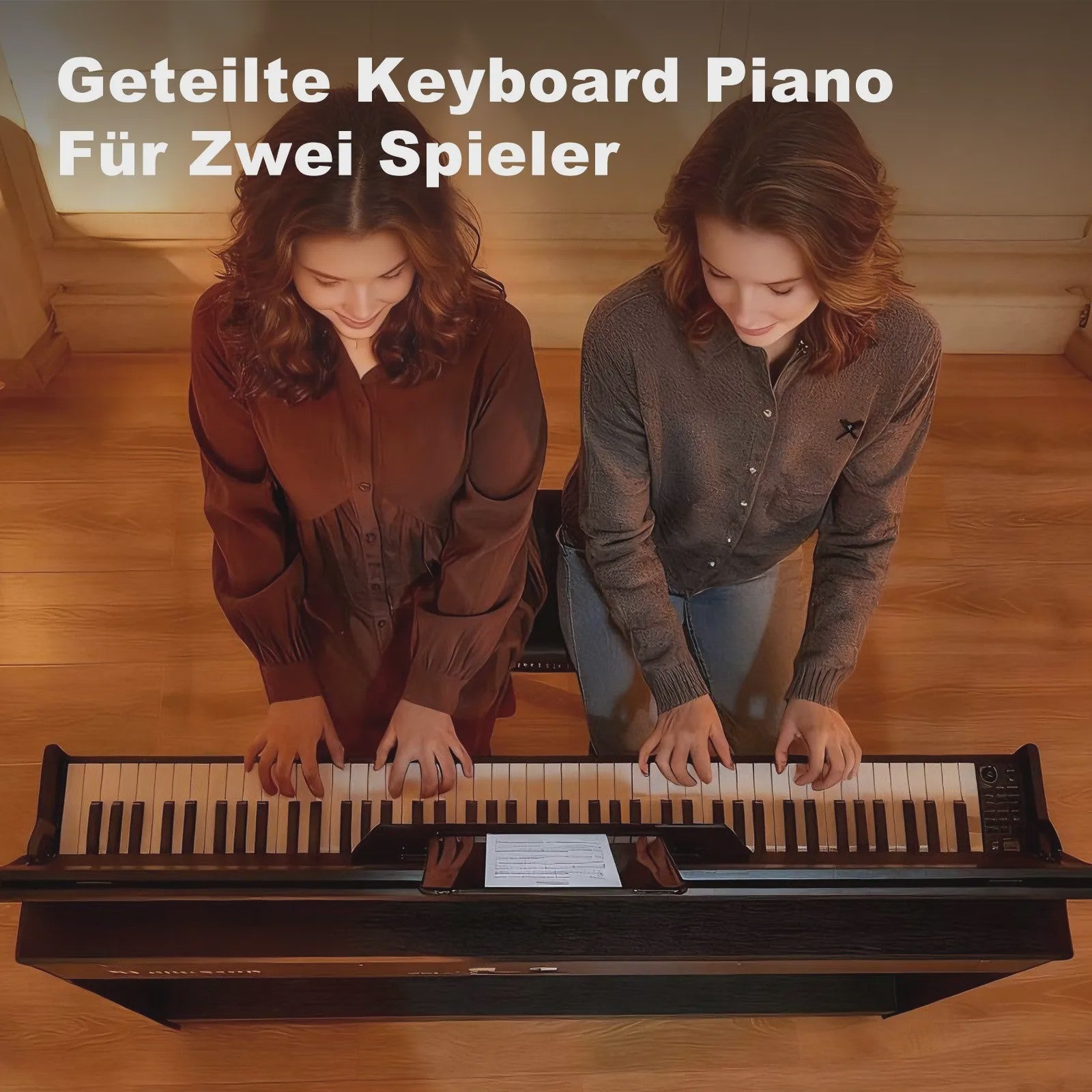 Digitale Piano 88 Semi-gewogen Toetsen met Bluetooth, MIDI en 3 Pedalen - Zwart